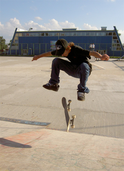 Frontside flip